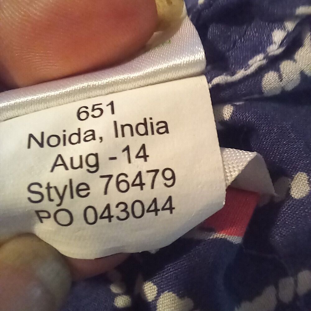 Lilly Pulitzer Size 2 Cruiser Button Up Shirt-Camp Oh Buoy-Roll Tab Sleeve - Picture 10 of 10